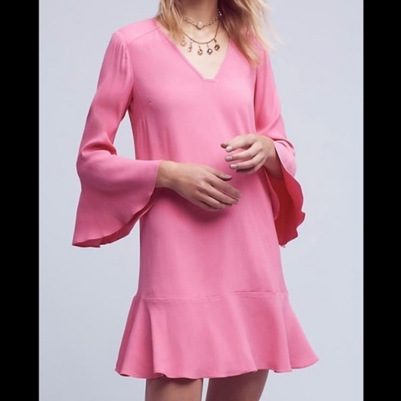 Anthropologie HD n Paris Carissa Bell Sleeve Dress - Picture 2 of 11